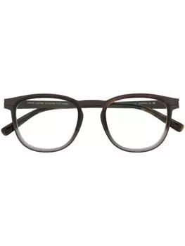 Mykita очки Cantara в квадратной оправе, коричневый