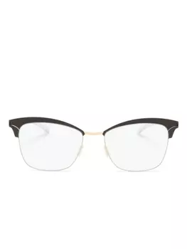 Mykita очки Celia в оправе 'кошачий глаз', коричневый