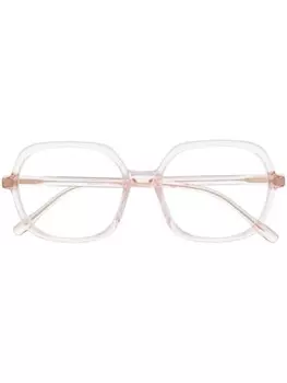 Mykita очки Farah в прямоугольной оправе, розовый