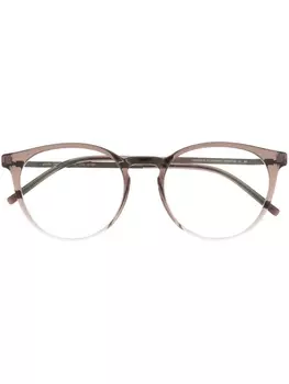 Mykita очки Freda в круглой оправе, коричневый