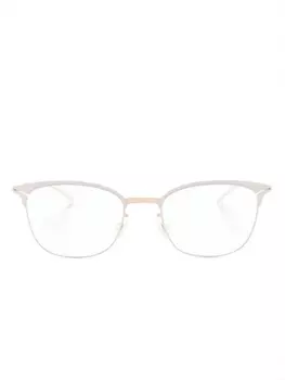 Mykita очки Hollis трапециевидной формы, нейтральный цвет