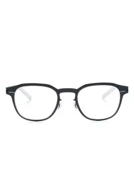 Mykita очки Idris в квадратной оправе, серый