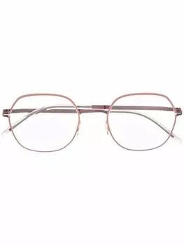 Mykita очки Kari в круглой оправе, розовый