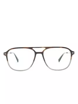 Mykita очки-пилоты Gylfi, коричневый