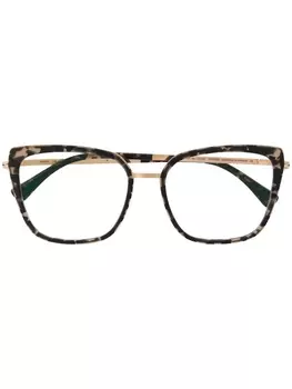 Mykita очки в оправе 'кошачий глаз', коричневый