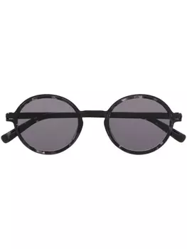 Mykita солнцезащитные очки Dayo в круглой оправе, черный