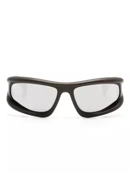 Mykita солнцезащитные очки Marfa в геометричной оправе, зеленый