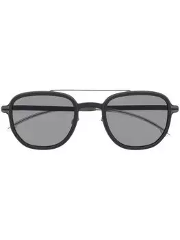 Mykita солнцезащитные очки-пилоты, серый