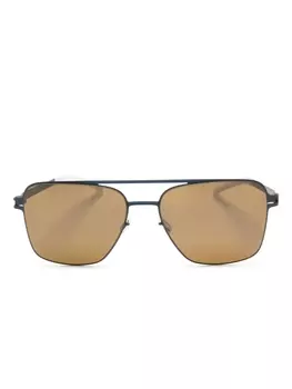 Mykita солнцезащитные очки-пилоты, синий