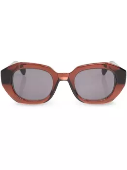 Mykita солнцезащитные очки Satin, коричневый