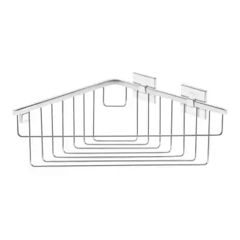 Мыльница Duo Square Cosmic с высокой треугольной решеткой, хром