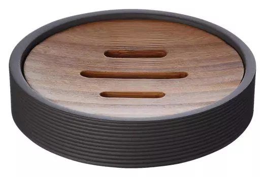 Мыльница Sadena, антрацитовый