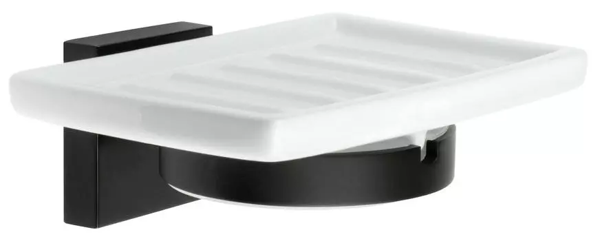 Мыльница Smedbo, черно-белый