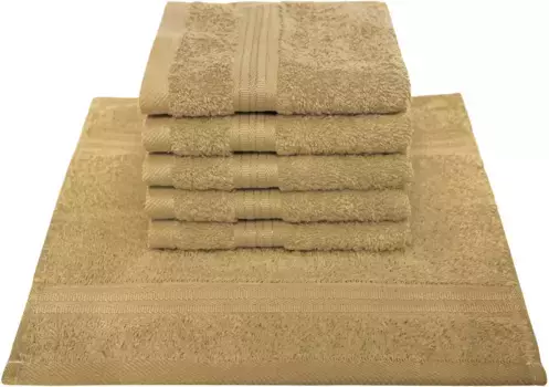 Мыльное полотенце Dyckhoff "Сиена", (набор, 6 шт., 6 мыльных полотенец), с каймой 30х30 см (6 шт.), цвет mandel