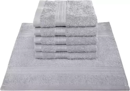 Мыльное полотенце Dyckhoff "Сиена", (набор, 6 шт., 6 мыльных полотенец), с каймой 30х30 см (6 шт.), цвет silber