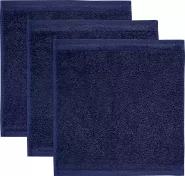 Мыльное полотенце Mve "Superwuschel", (3 шт.), ярких цветов 30х30 см (3 шт.), цвет deep sea