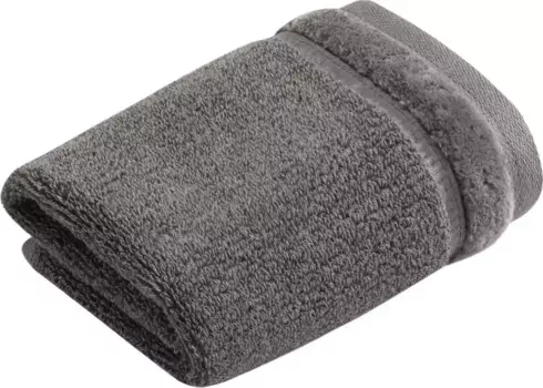 Мыльное полотенце Vossen "Pure", (3 шт.), набор мочалок, хлопок и ВЕГАН, с элегантной велюровой каймой 30х30 см (3 шт.), цвет lavastone