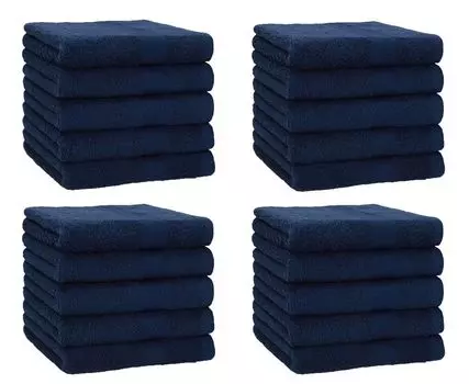 Мыльные полотенца Betz 20 шт. 30х30 см ПРЕМИУМ комплект 100% хлопок цвет: ягодный Betzshop, синий