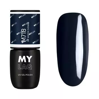 Mylaq гибридный лак для ногтей, My Winter Evening