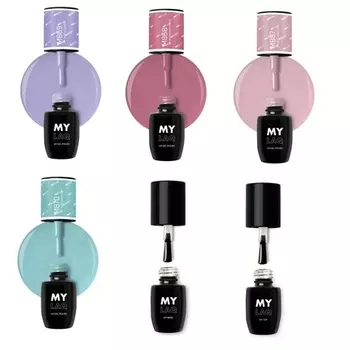 MyLaQ NEONAIL УФ-лак для ногтей 5 мл My Bestie's Time Base Top УФ-лаки для ногтей Super Nonail