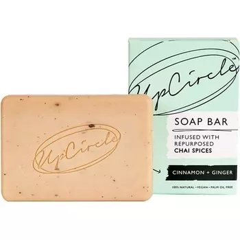 Мыло Чай с корицей и имбирем 100 г органическое веганское очищающее средство для лица и тела, Upcircle