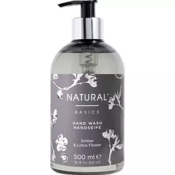 Мыло для рук Янтарь и Цветок Лотоса Natural Basics, 500 ml