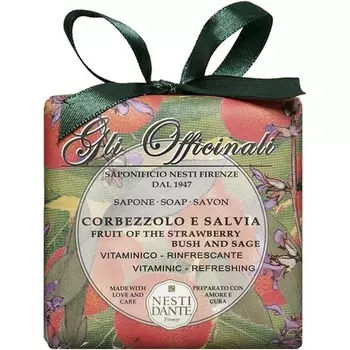 Мыло Gli Officinali Strawberry Bush & Sage, Nesti Dante