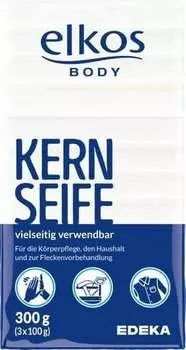 Мыло Элкос Серое 3 шт., EDEKA