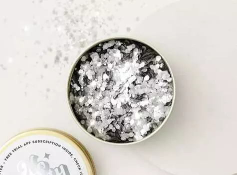 Мыло Министерство добра, Эко-блеск для лица, серебро, 10 г, Ministerstwo Dobrego Myda