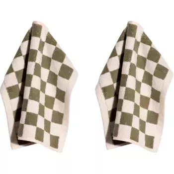 Мыло-полотенце PAD «Шахматы», (набор, 2 шт), Производство Европа, оливковый