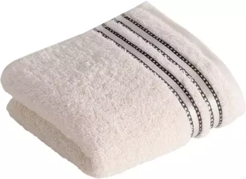 Мыло-полотенце Vossen "Cult Deluxe", (3 шт), мочалки в наборе, с глянцевой каймой, VEGAN 30х30 см (3 шт.), белый