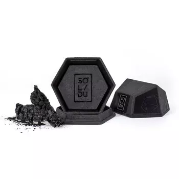 Мыло с маслом чайного дерева и активированным углем purity soap Solidu, вес 55 гр.