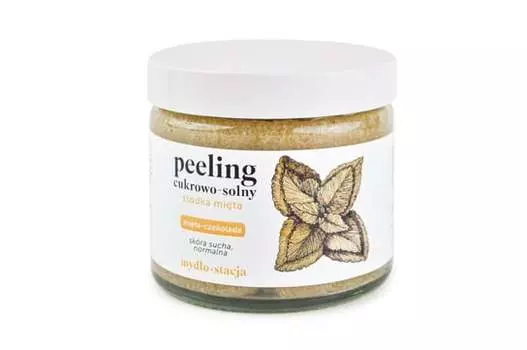 Мыло Station, скраб для тела со сладкой мятой, 250 мл, Mydo Stacja