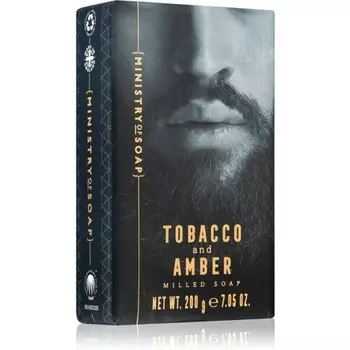 Мыло Woodsman Soaps от Somerset Toiletry Co., твердое мыло для мужчин, табак и янтарь, 200 г The Somerset Toiletry Co