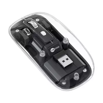 Мышь беспроводная Lenovo Lecoo WS215, 2.4 ГГц, черный