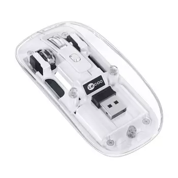 Мышь беспроводная Lenovo Lecoo WS215, Dual Mode, белый