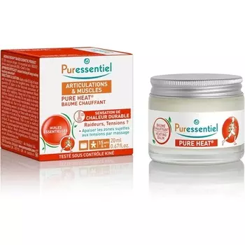 Мышцы и суставы Чистый тепловой бальзам 20 мл Согревающий и успокаивающий уход Puressentiel