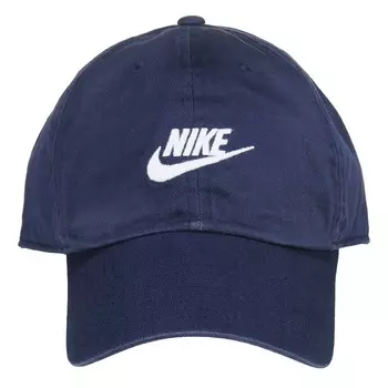 Мытая шапка Club Futura Nike, белый