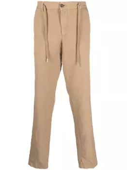 Myths брюки чинос с кулиской, коричневый