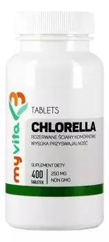 MyVita, Хлорелла 250 г, 400 таблеток