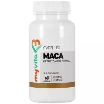 MyVita Maca 400Mg 60 K. Укрепляет и питает