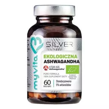 MyVita Silver Ashwagandha Bio KSM-66 100% 60 капсул