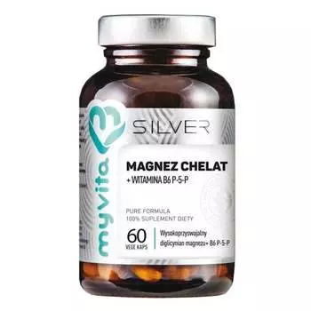 MyVita Silver Магний хелат + B6 P5P 60 капс.