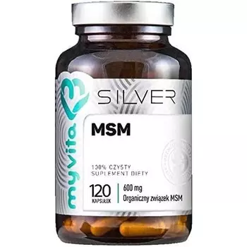 Myvita Silver Pure Msm 600 мг 120 капсул, Proness