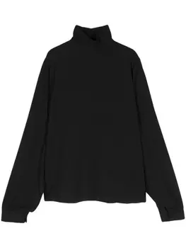 N21 блузка с кристаллами, черный