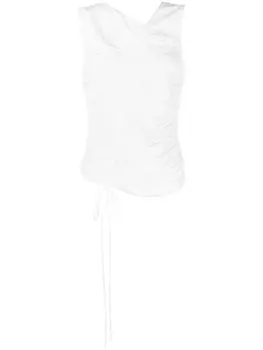 N21 блузка со сборками, белый