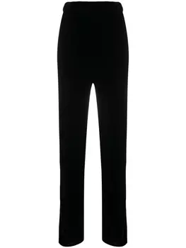 N21 брюки с кристаллами, черный