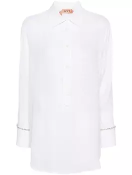 N21 декорированная туника, нейтральный цвет