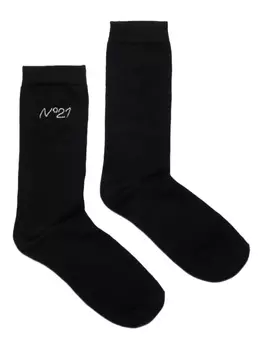 N21 Детские носки интарсической вязки N21 Kids, черный