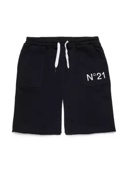 N21 Детские шорты с логотипом N21 Kids, черный